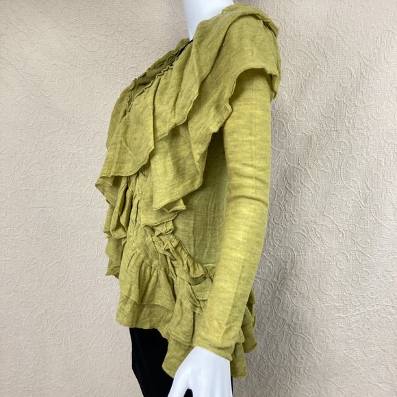 Anthro Guinevere Settling Petals Merino Cardigan - Picture 5 of 12